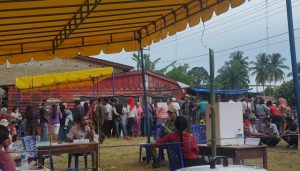 Suasana pencoblosan di TPS 1 Desa Jontor, Kec. Penanggalan, Subulussalam, Rabu (27/06/2018). (Foto/KB Manalu)