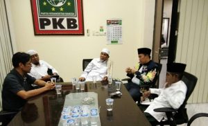 Ketua Umum Pengpov Percasi Aceh, Aldin NL  didampingi Wakil Ketua Umum, Heru Dwi Suryatmojo ketika diterima Menpora, Imam Nahrawi di Jakarta, Rabu (8/8/2018). (Foto/Ist)