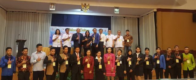 sibayak Para peserta Program Sertifikasi Tenaga Perhotelan di Hotel Sibayak Internasional Berastagi, foto bersama. (Foto/Ist)