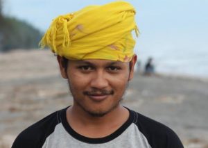 Anggota Himpunan Pramuwisata Indonesia (HPI) Aceh Jaya, Abdo Rani,. (Foto/Zammil)