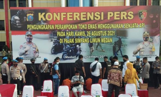 Tersangka Perampok Toko Emas Simpang Limun Medan Ditangkap Tewas