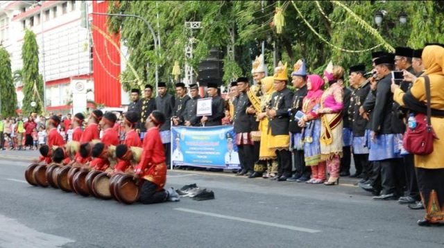 WhatsApp Image 2018-10-25 at 20.53.28 Tarian khas Aceh, Rapai Geleng berhasil menghibur warga Solo dan peserta Jaringan Kota Pusaka Indonesia (JKPI). (Foto/Ist)