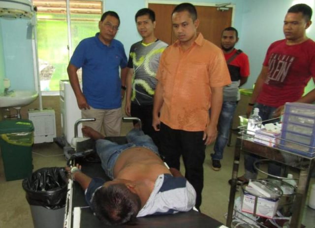 WhatsApp Image 2018-12-10 at 15.08.30 Napi pelarian dari Lapas Kelas II A Lambaro, Aceh Besar, dilumpuhkan petugas dari Polres Aceh Barat. (Foto/Ist)