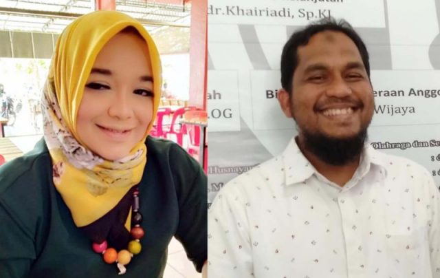 dokter dr.Arika Husnayanti Aboebakar, Sp.OG dan dr.Faisal, Sp.A, kandidat calon Ketua IDI Pidie. (Foto/Muhammad Riza)