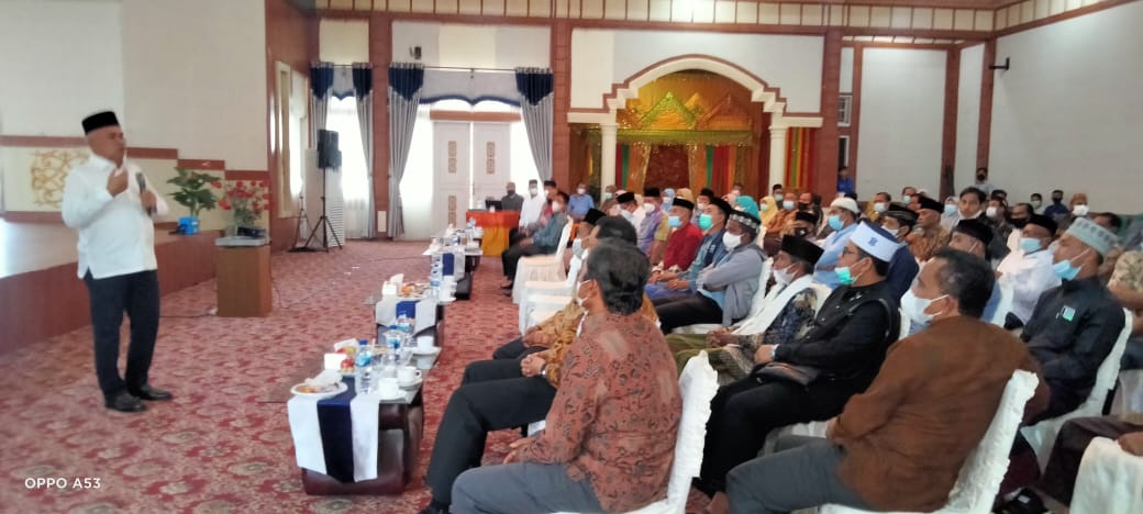 Aceh Secretary Asks Dayah Leaders to Succeed in Vaccination in Nagan Raya