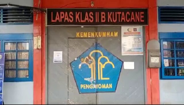 Dalam Setahun, 4 Napi Lapas Kelas II B Kutacane Melarikan Diri ...