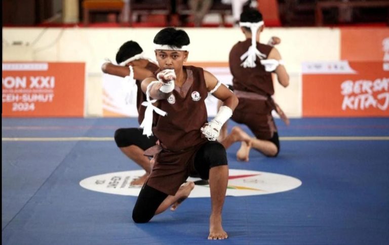 Muaythai Aceh Raih Emas di Nomor Muay Aerobic Putra pada PON 2024