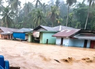 Banjir Bandang Kembali Terjang Desa di Tapteng