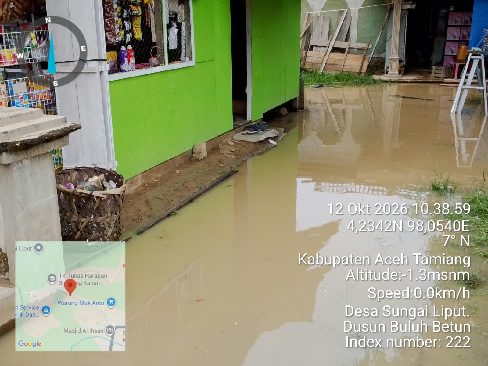 Banjir Kembali Rendam 9 Kecamatan di Aceh Tamiang, Ketinggian Air Capai 1,5 Meter