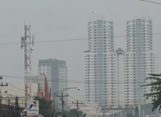 Hingga Rabu Sore Kabut Asap Masih Selimuti Medan, Jarak Pandang Menurun